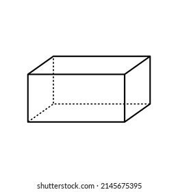 Cuboid Basic Simple 3d Shape Isolated 库存矢量图（免版税）2145675395 | Shutterstock