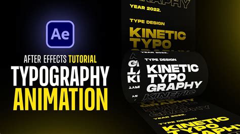 After Effects Tutorial - Dynamic Typography Animation in After Effects