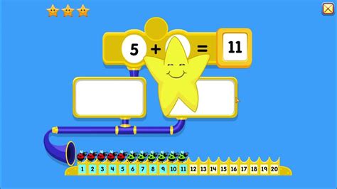 Starfall grade 1 math, Addition with 20 (demo) - YouTube