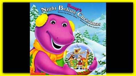 BARNEY "BARNEY'S NIGHT BEFORE CHRISTMAS" - Read Aloud Storybook for ...