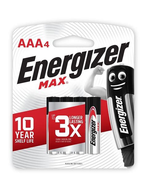 Energizer Max AAA - 4 Pack (E300577503) | Waltons