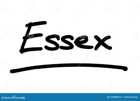 East Essex County Administrative Map Stock Image | CartoonDealer.com ...