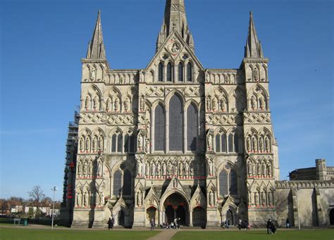 Salisbury Cathedral, Built in The Style of Early English Gothic ...