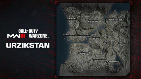 Warzone Urzikstan map: Release date, all POIs, player count, more ...