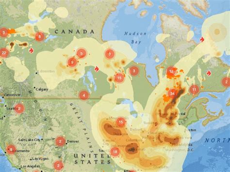 Canadian Wildfire Smoke Worsens New Yorks Air Quality | Southeast ...