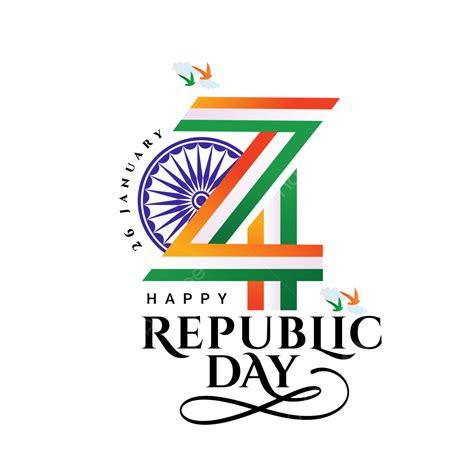 74th Indian Republic Day Logo Design, Happy Republic Day, Indian ...