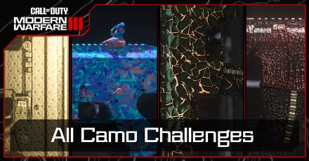 List of All Camo Challenges for Every Weapon | Call of Duty Modern ...