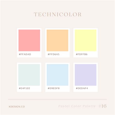 21 Beautiful Pastel Color Palette Examples with Color Codes