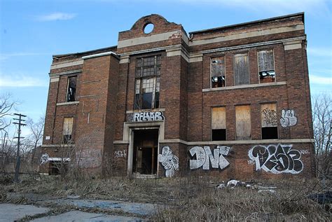 School's Out | This abandoned school in Detroit is next to t… | Flickr