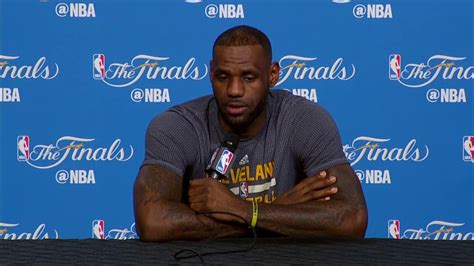 LeBron James Interview #2 Warriors vs Cavaliers Game 4 June 9, 2016 NBA ...