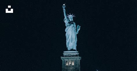 Statue of liberty during night time photo – Free New york city Image on ...