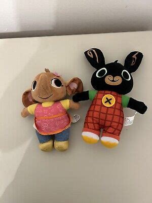 Bing Bunny Sula Soft Plush Figure Toy Bundle CBeebies | eBay