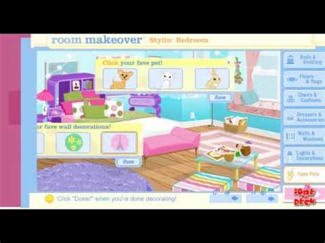 My Scene Room Makeover Game Play Preview + link to play the game - YouTube