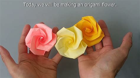 How To Make Origami Flowers Rose