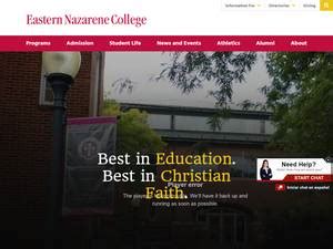 Eastern Nazarene College Ranking