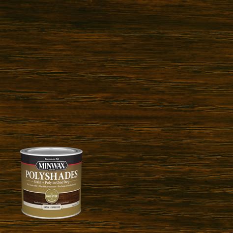 Minwax PolyShades Espresso Oil-based Interior Stain (Actual Net ...