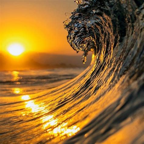 Ocean Waves Sunset