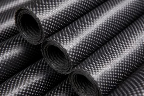 Premium AI Image | Loose roll of carbon fiber material