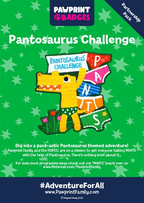 Pantosaurus Challenge Pack - Pawprint Family