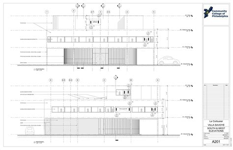 Villa Savoye Plan Dimensions