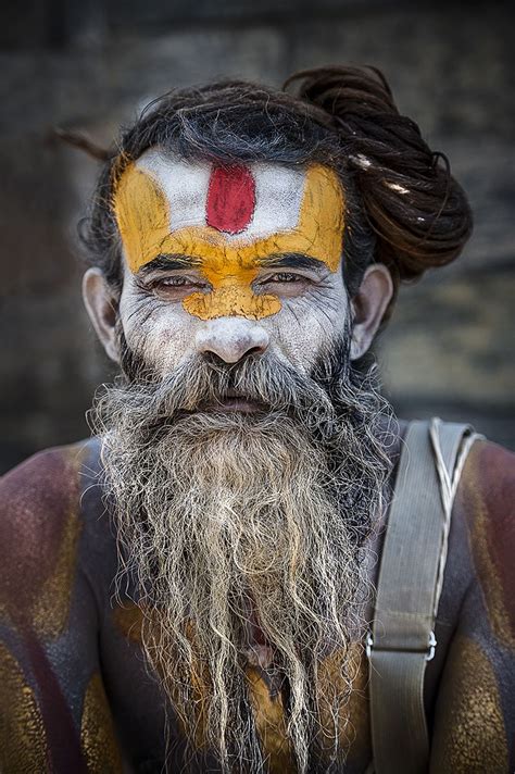 Italian photographer Marco Boria portrait of Sadhu at Pashupatinath ...