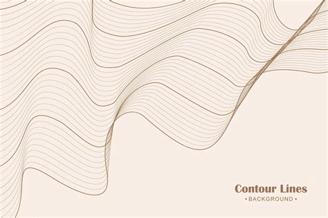 Premium Vector | Abstract contour line background illustration