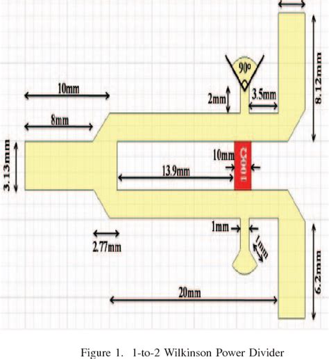 Figure 1 from Novel low cost 1-to-4 Microstrip Wilkinson Power Divider ...