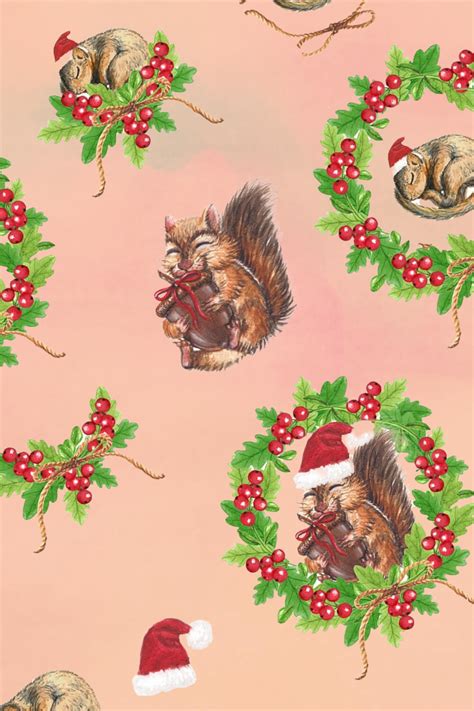 CHRISTMAS SQUIRREL Clipart Set – MasterBundles