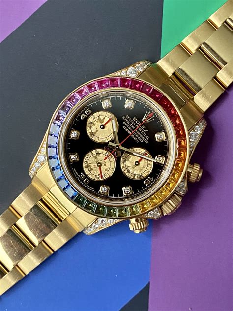 Rolex Daytona Rainbow 116598RBOW With Box & Papers - Precious Time