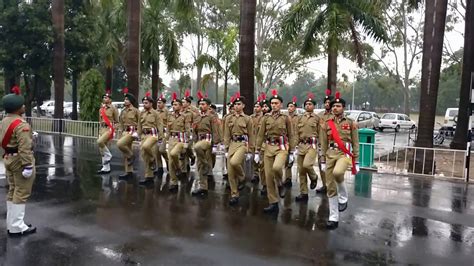 NCC PARADE AT PEC UNIVERSITY : REPUBLIC DAY PRADE 2017 - YouTube