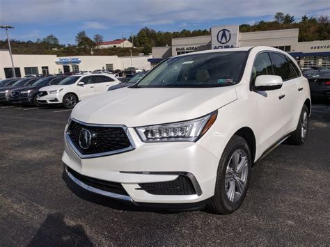 New 2020 Acura MDX in Platinum White Pearl | Greensburg, PA | #A02857