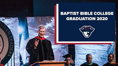 Baptist Bible College Commencement 2020 - YouTube