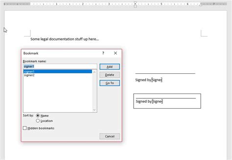 Dynamically Resize Signature Field in Word Template (Like a Web Developer)