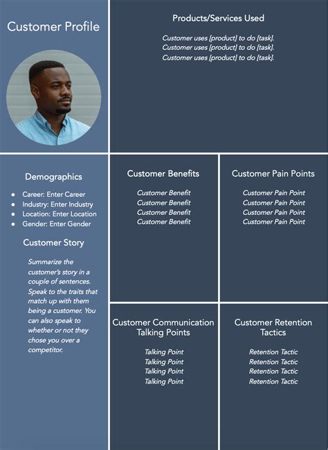 Customer Profile Template Word