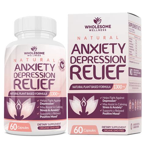 Natural Anxiety Relief & Depression - Wholesome Wellness