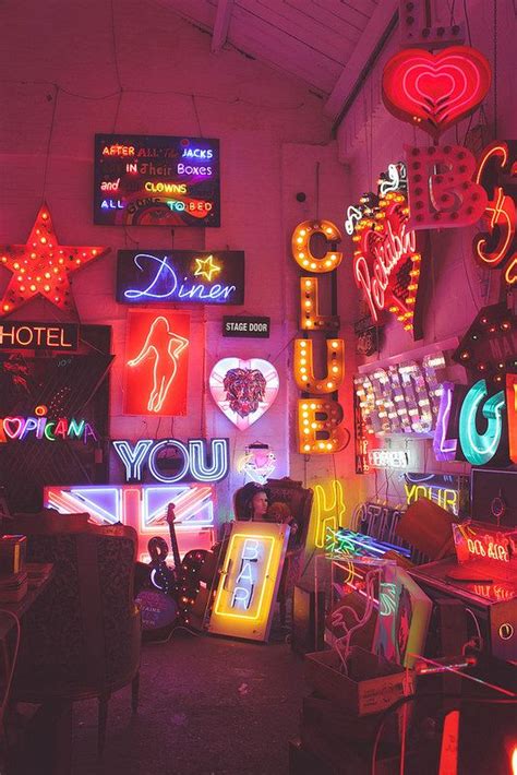 God's Own Junkyard. | Neon signs, Neon, Neon aesthetic