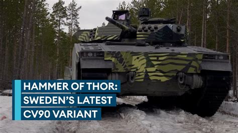 Sweden reveals new CV90 mortar variant named after Thor's hammer - YouTube