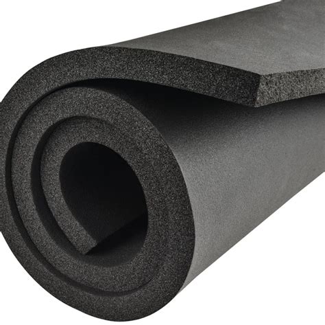 Black Heat Resistant Closed Cell Neoprene Pvc Foam Insulation Rubber ...