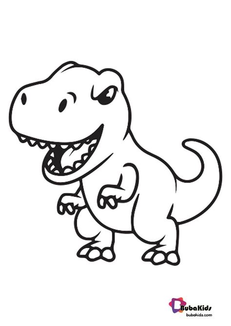 Kids Dinosaurs T-Rex Coloring Page Printable Free | Dinosaur coloring ...