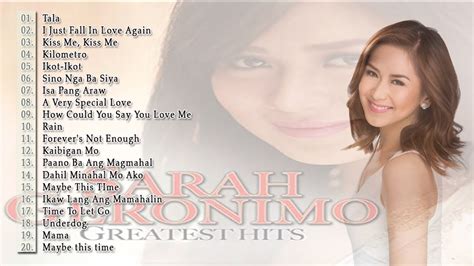 Sarah Geronimo Nonstop Songs 2020 - Sarah Geronimo Tagalog Love Songs ...