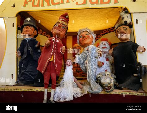 A collection of Punch and Judy characters. Punch and Judy is a ...