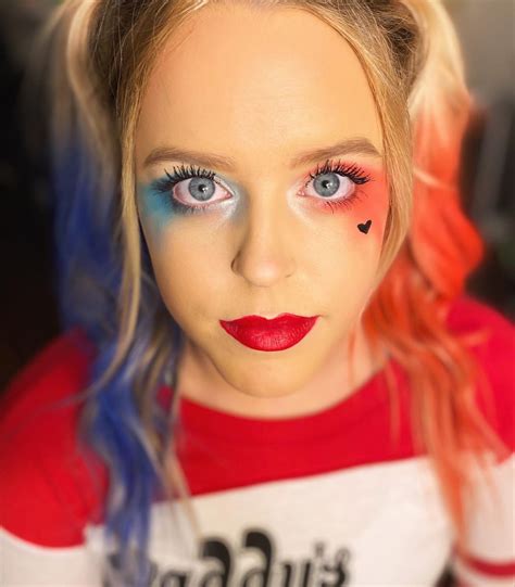 Harley quinn makeup look – Artofit