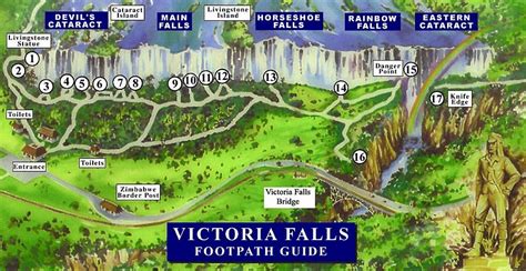 Victoria Falls trail map — travelwildnow.com