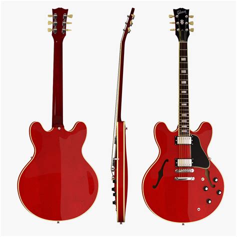 Gibson ES-335 Guitar 3D model | CGTrader