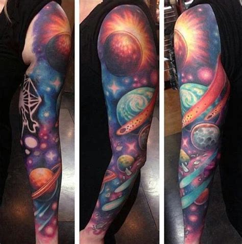 40 Space Tattoo Ideas | Art and Design