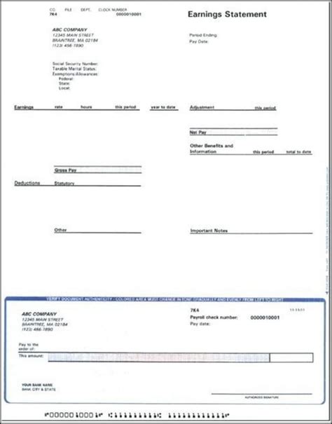 Blank Pay Stub Template Pdf - Template 1 : Resume Examples #2A1WRWk8ze