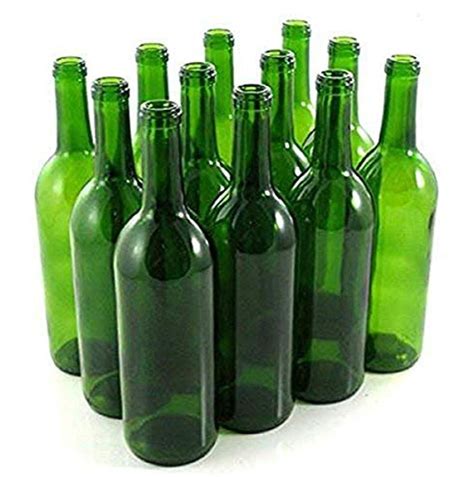 Buy Green Wine Bottles, 750 ml Capacity (Pack of 12) Online at ...