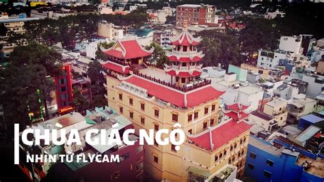 Chùa Giác Ngộ nhìn từ flycam - YouTube