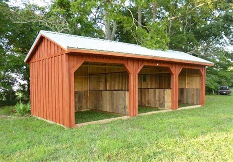 Horse Run Ins and Sheds | Portable Horse Barn Manufacturer Hilltop ...