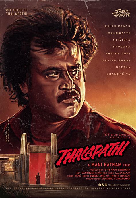 30 YEARS OF THALAPATHI on Behance